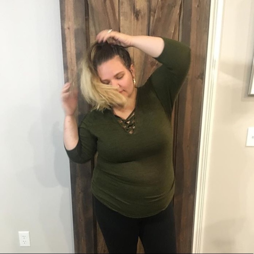 Green Strappy Top